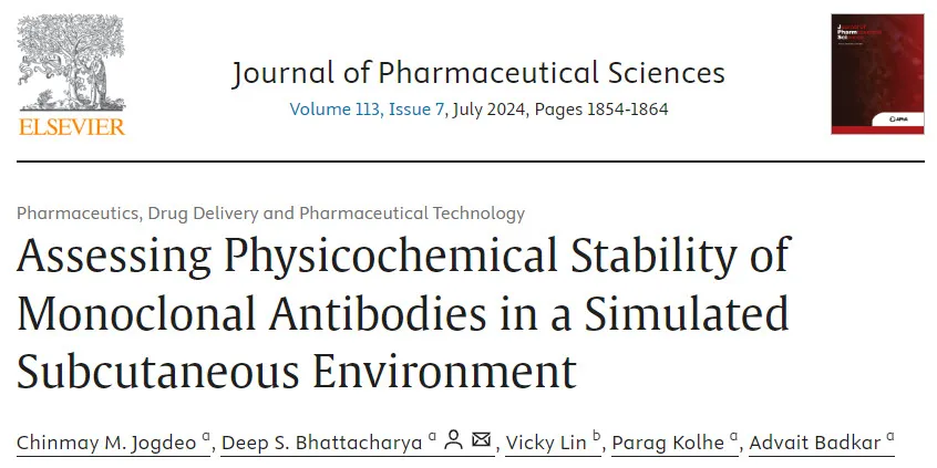 SCISSOR subcutaneous injection site simulator for mAbs