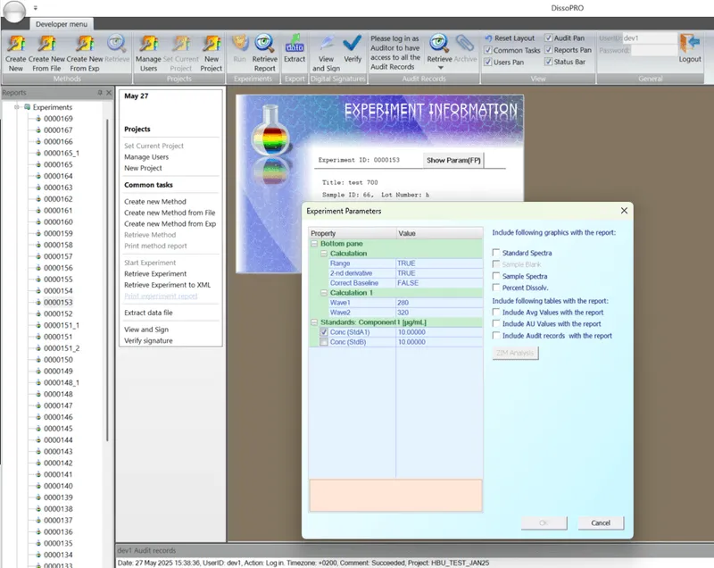DissoPRO™ Software with 21 CFR Part 11 Compliance