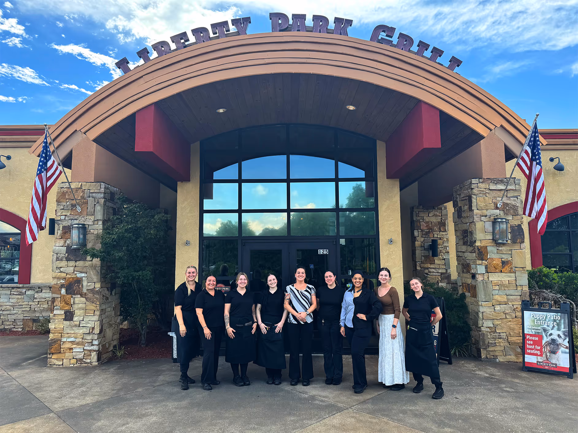 employees outside
