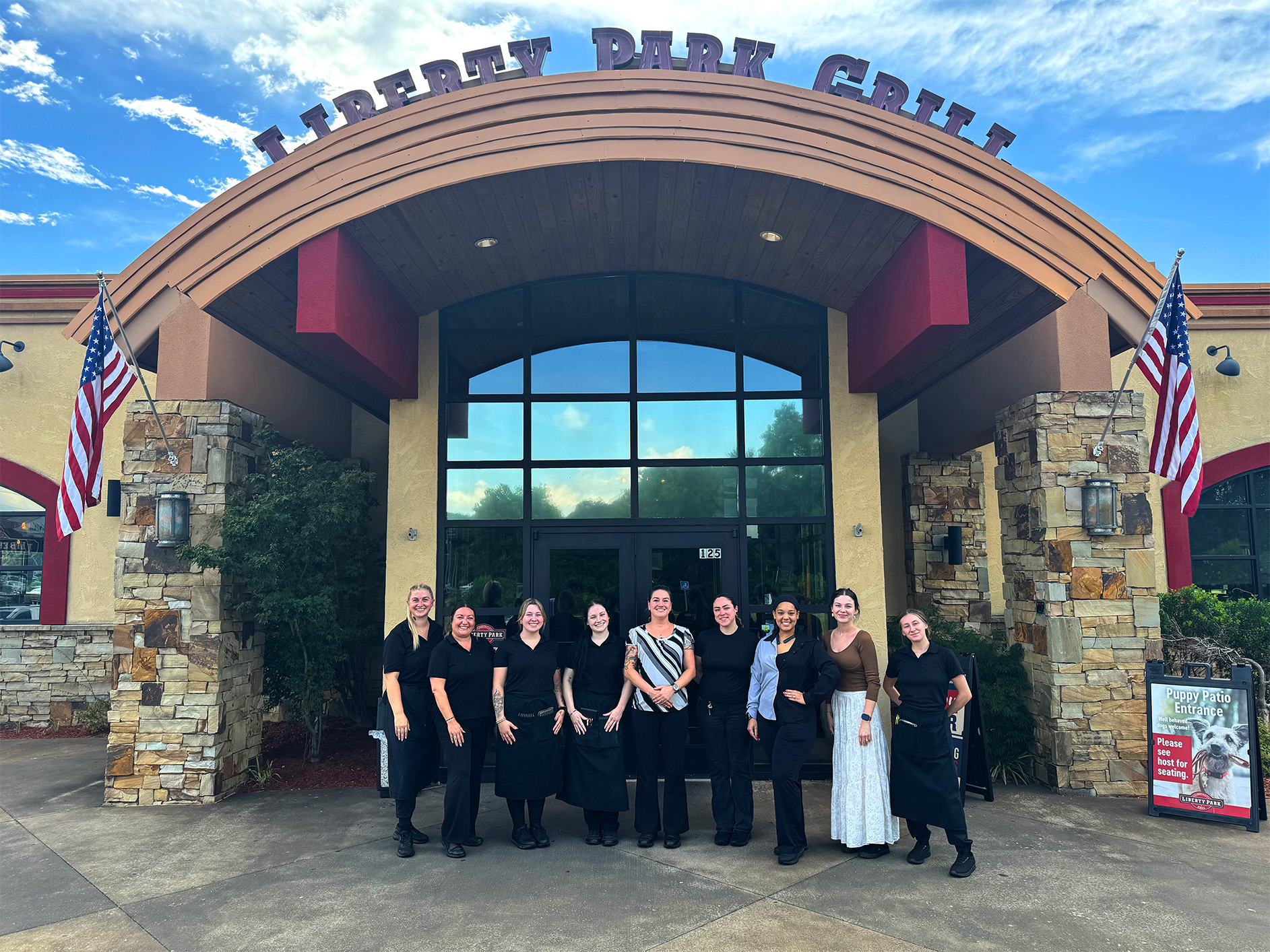 employees outside