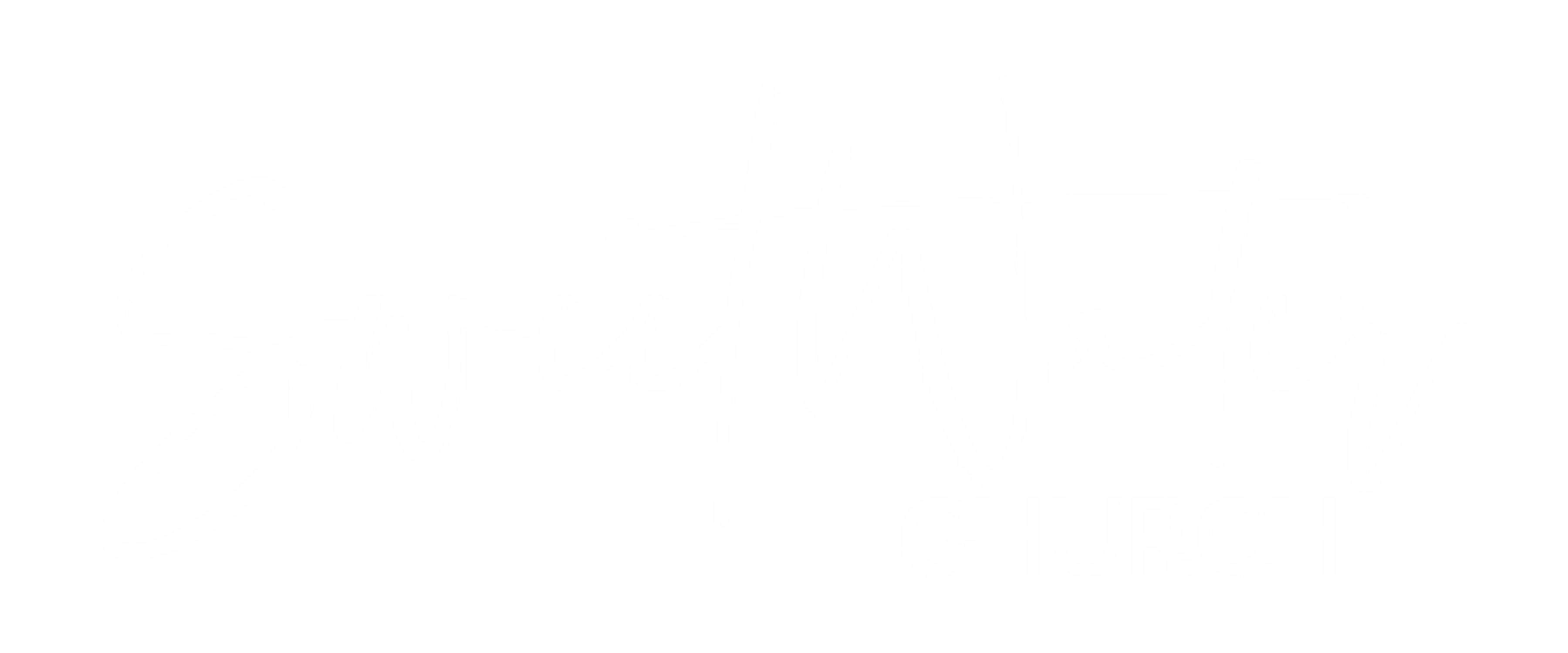 The SweetWater Church logo in all white