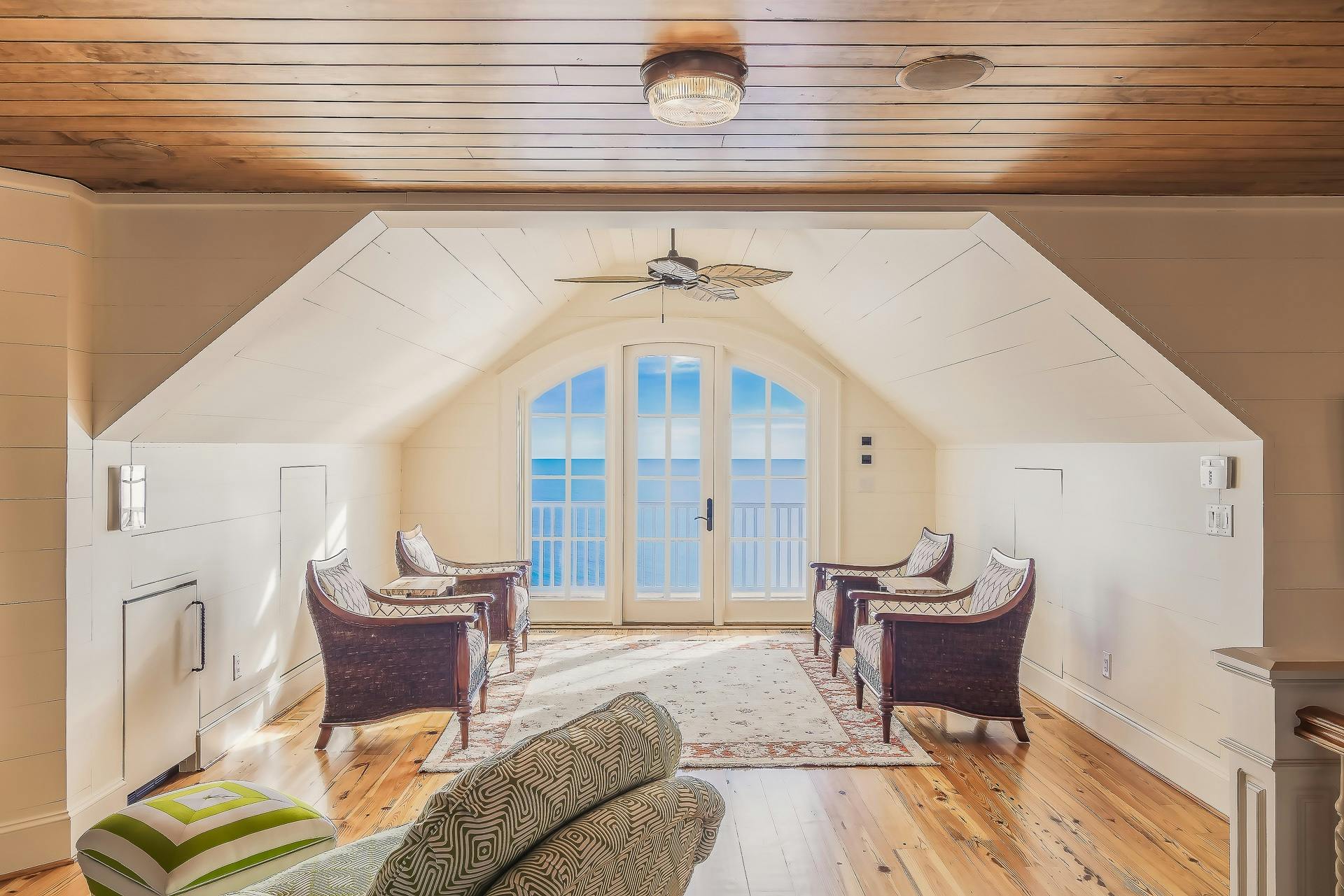 Spacious loft conversion with natural light and character features. Inspiration for future attic renovations in Yorkshire properties.