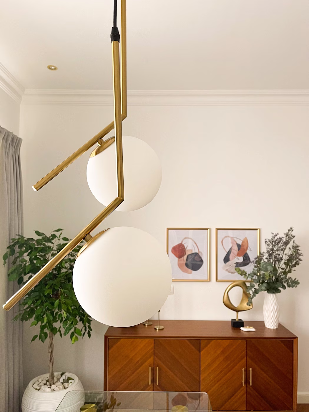 Stylish home office lighting designed by Roberts Renovations, featuring warm ambient tones and modern fixtures that enhance focus and create a comfortable working atmosphere.