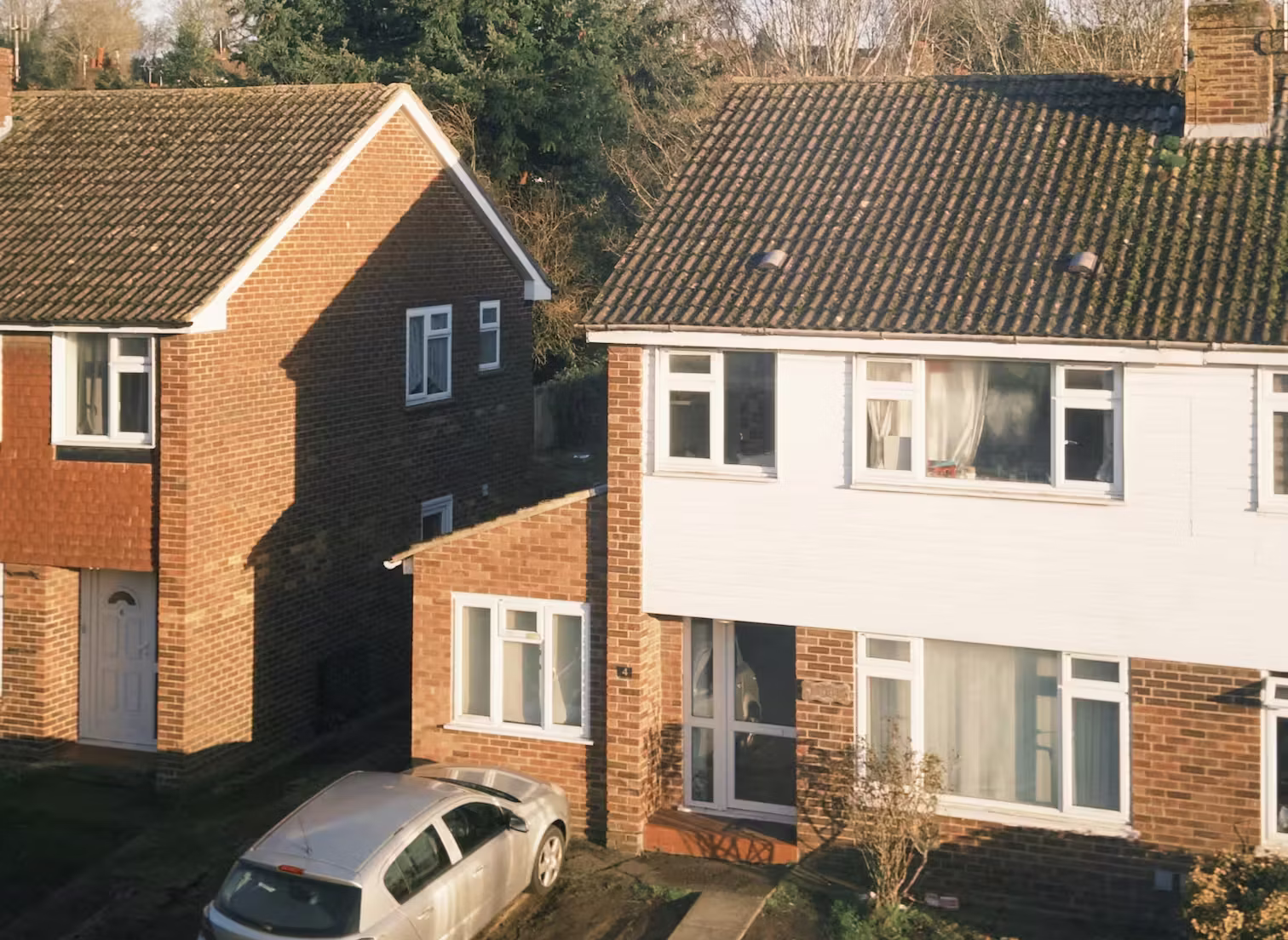 UK residential street representing off market property sales arranged through private seller decisions