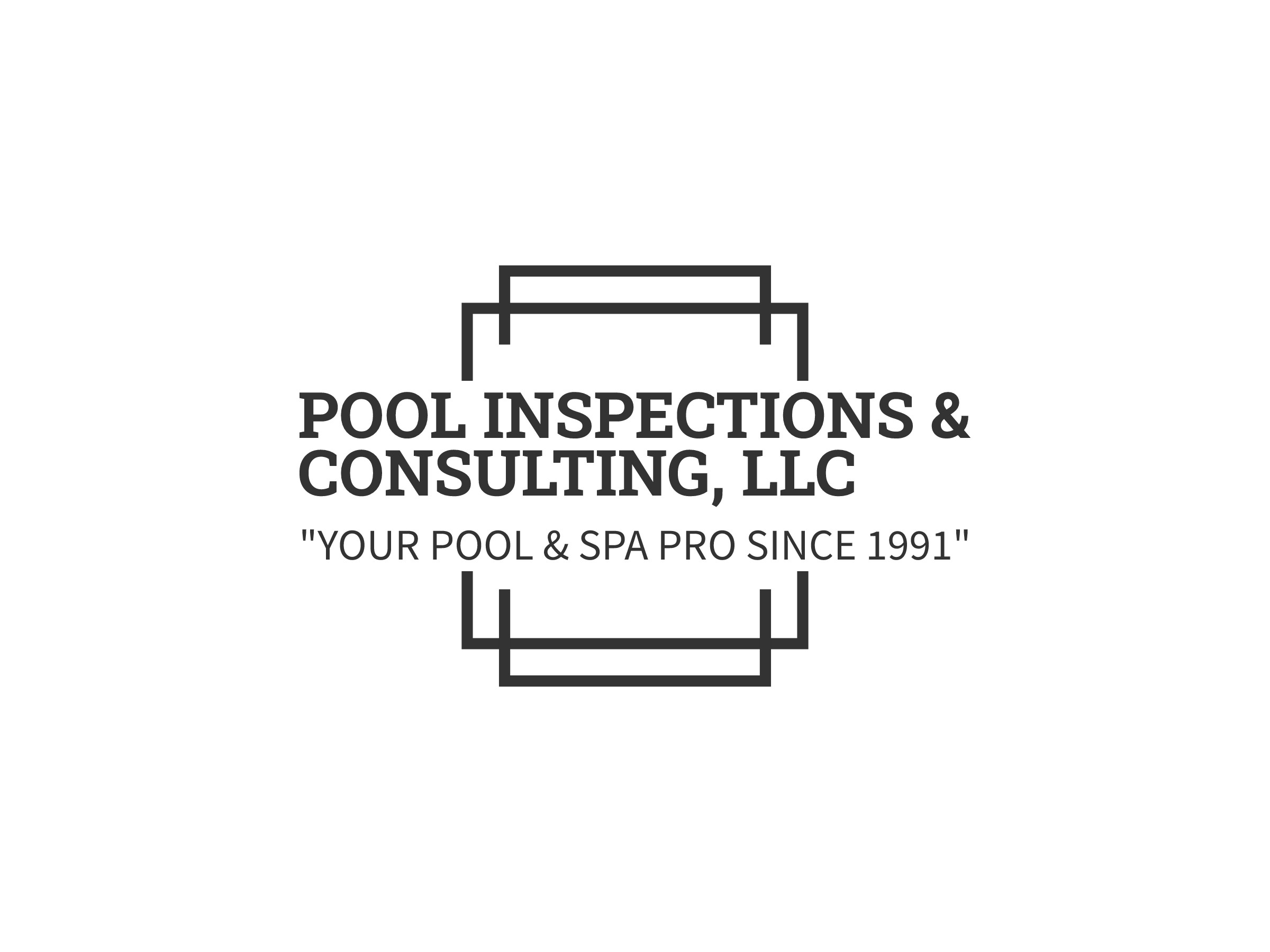 business logo for pool inspections & consluting llc