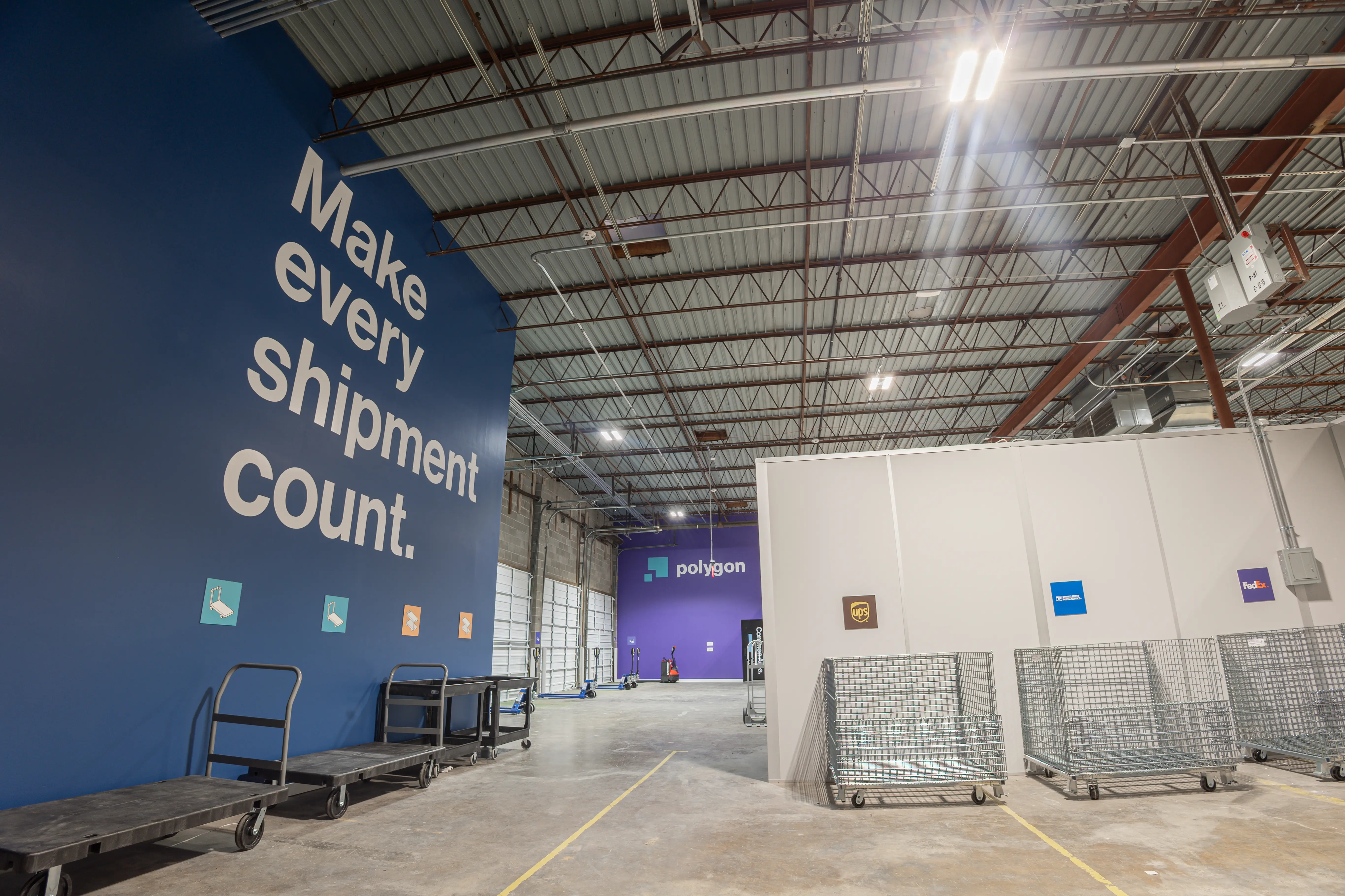 A loading dock at Shift: South Fulton in Atlanta