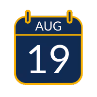 calendar icon for Aug 19