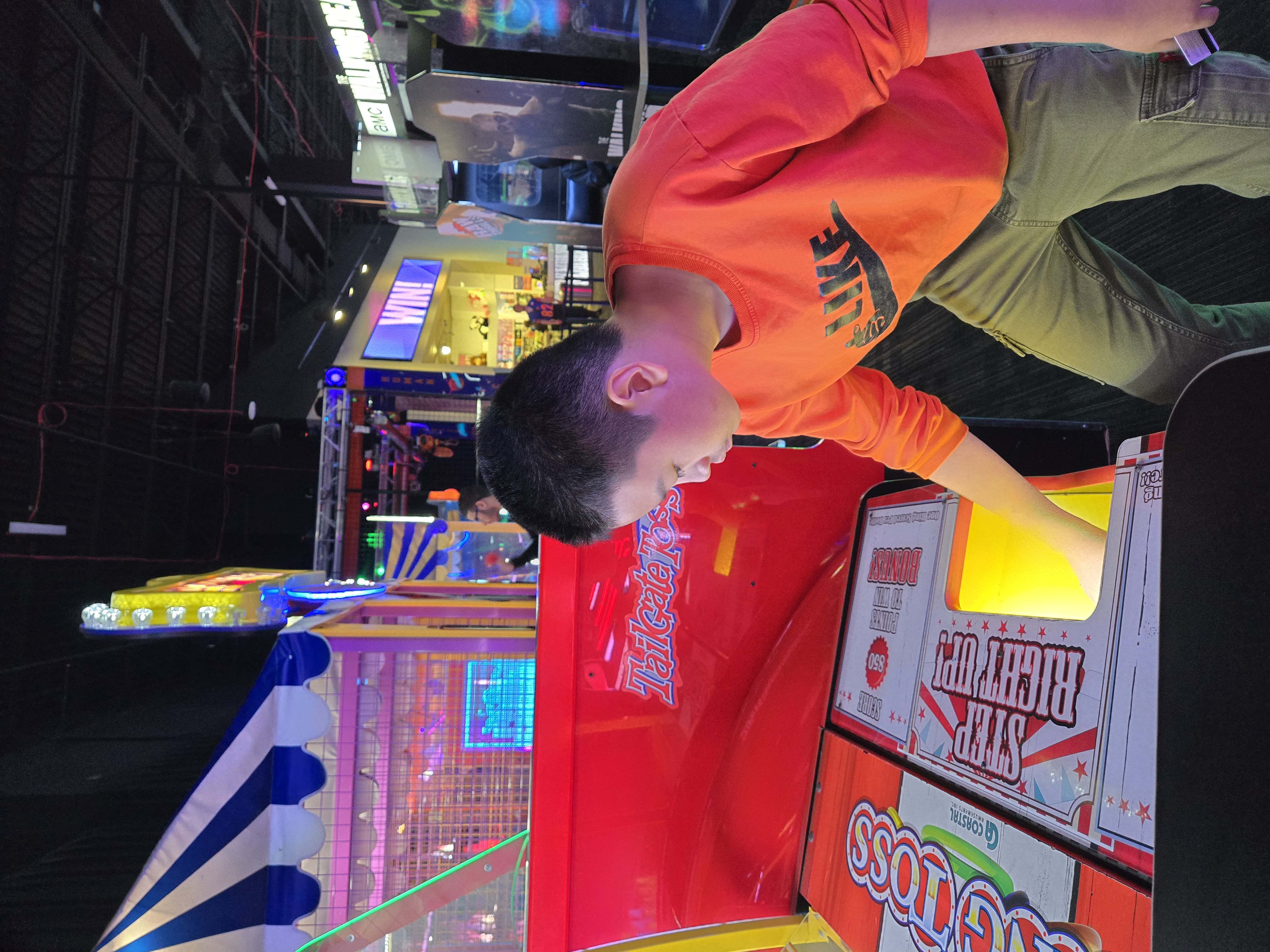 Air hockey moment