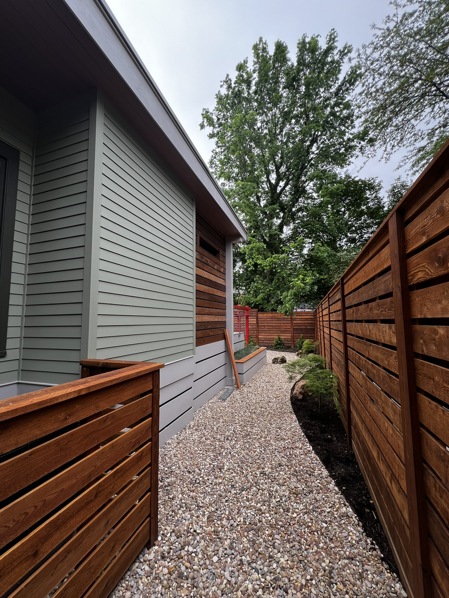 Modern fence