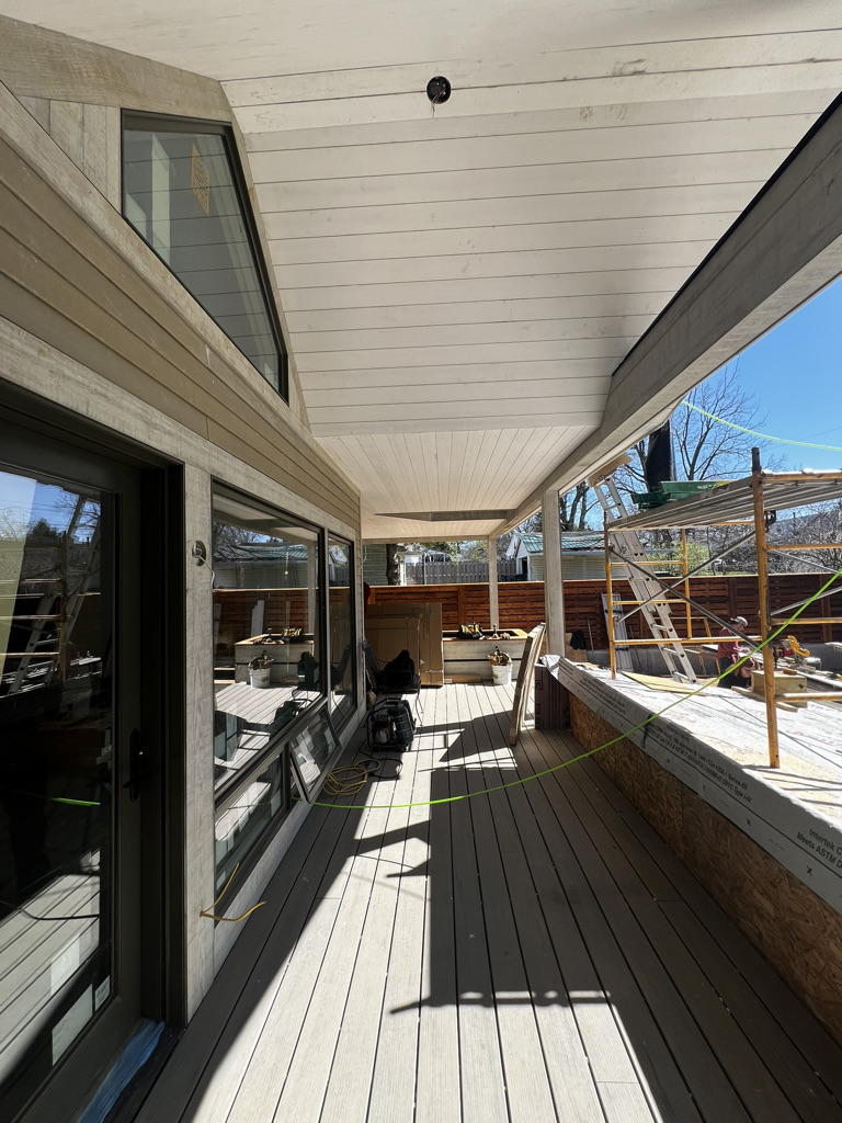 Expansive modern deck