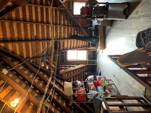 Attic before renovation