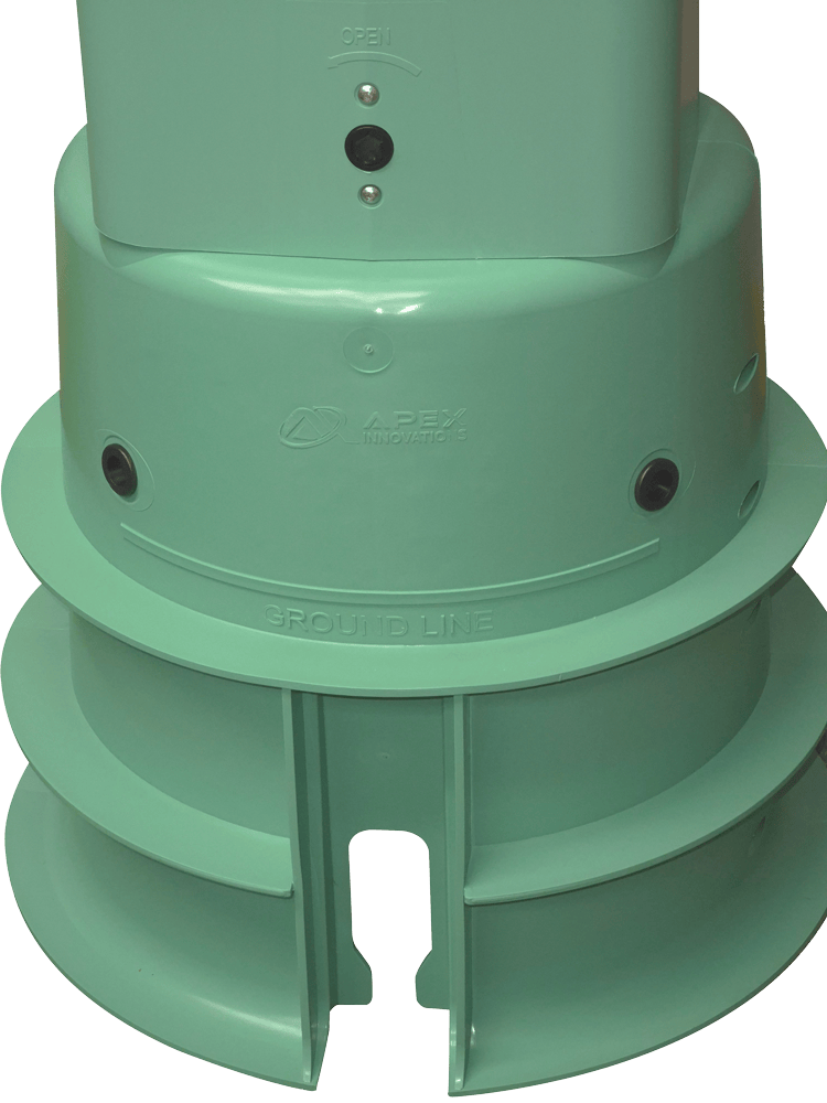 Close up of Apex 100 base