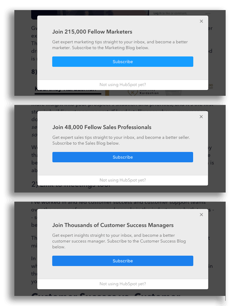 Social Proof Kameleoon