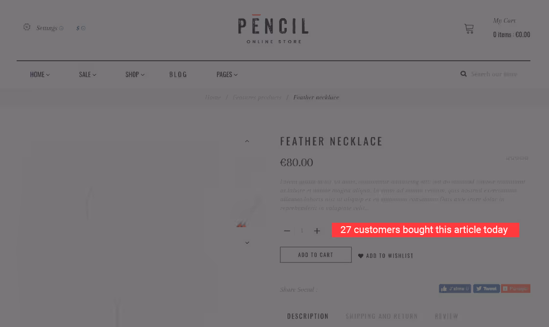 Social proof Kameleoon