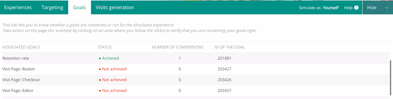 Kameleoon Simulation Mode