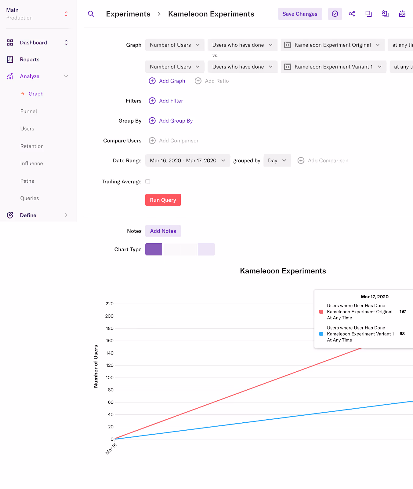 Heap Kameleoon integration