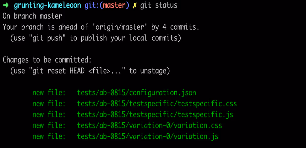 A/B Test Versionierung