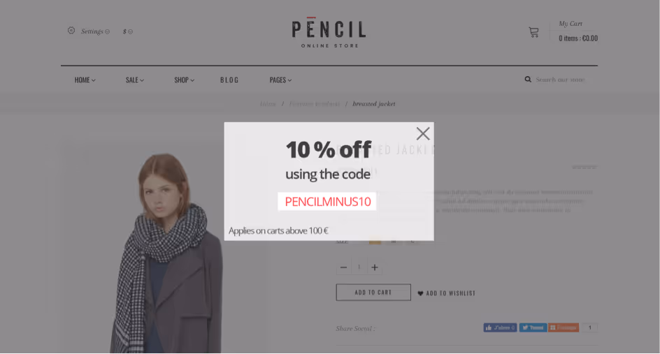 Segmentation et targeting code promo