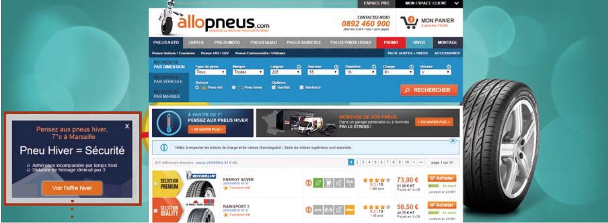 personnalisation selon la localisation pour améliorer les conversions