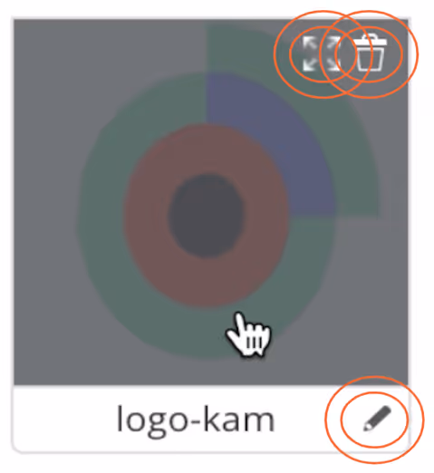 Modification bibliotheque image kameleoon