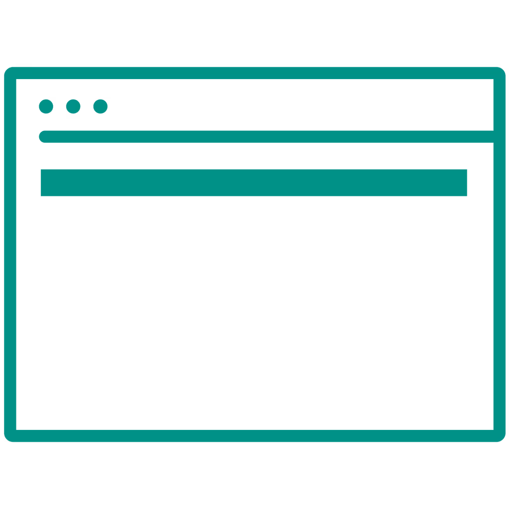 Type menu horizontal