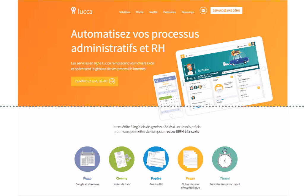 landing page flottaison