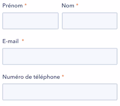 libellé des champs et conversion