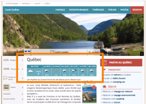 Personnalisation site routard.com