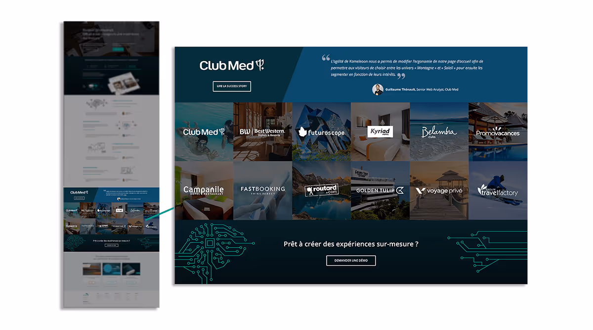 Personnaliser sa homepage B2B : pourquoi et comment on l’a fait ? Social Proof