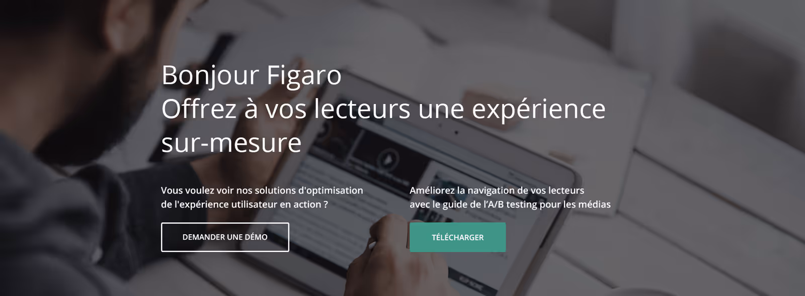 Personnaliser sa homepage B2B : pourquoi et comment on l’a fait ? Médias