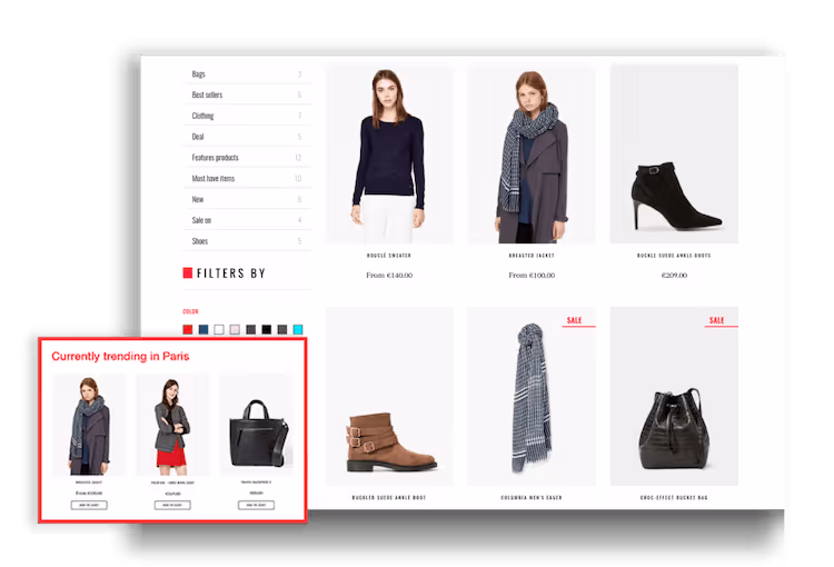 recommandations et taux de conversion
