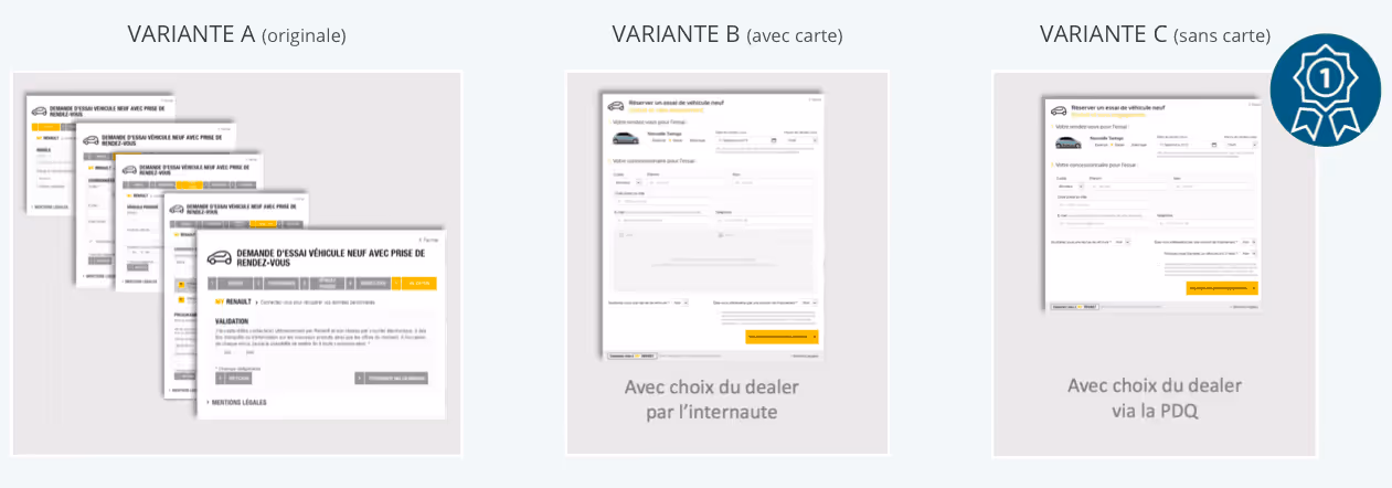 Renault - Abandon de panier