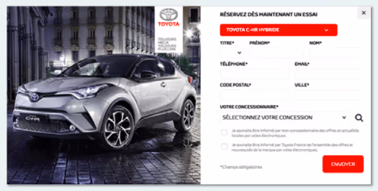 Comment personnaliser comme Amazon ? Toyota