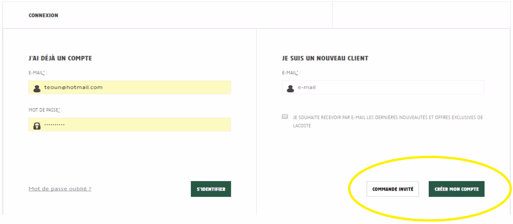 Compte Lacoste - Lacoste optimise le parcours d’achat de ses clients, de A à Z