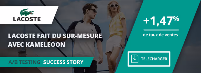 success story Lacoste - widget recommandation taille