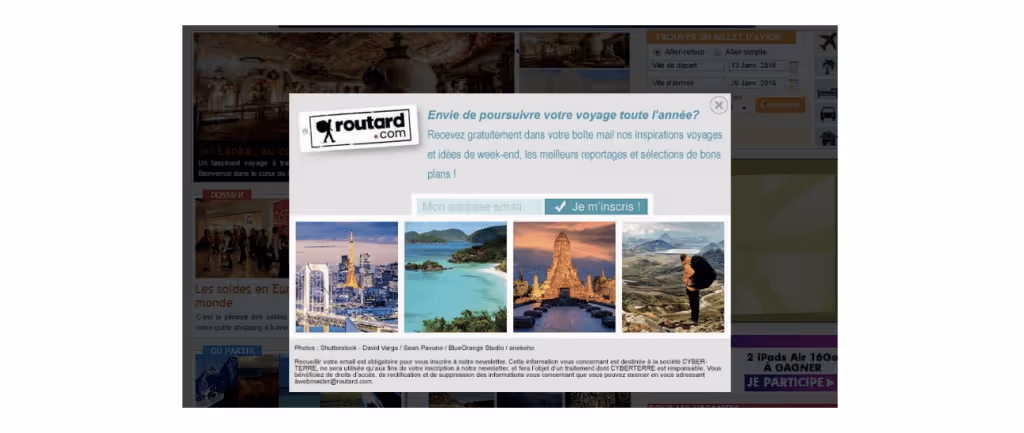Routard.com - Comment capitaliser sur 98% de visiteurs anonymes ?