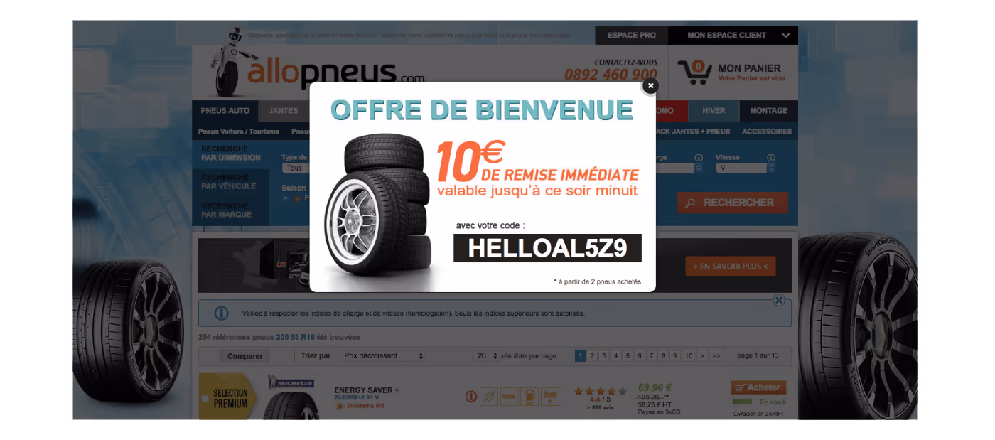 Ciblage marketing - Allopneus