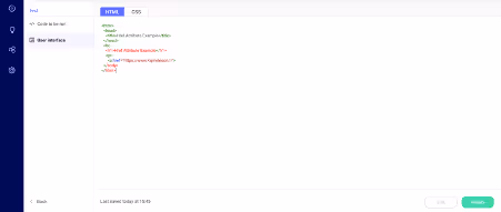 Implementierung User Interface