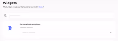 Custom Widgets | Kameleoon