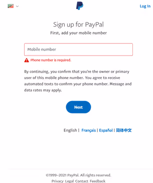 Landing Page Beispiel