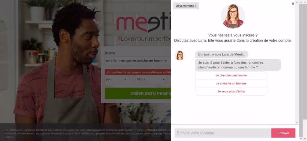 Meetic - Comment capitaliser sur 98% de visiteurs anonymes ?