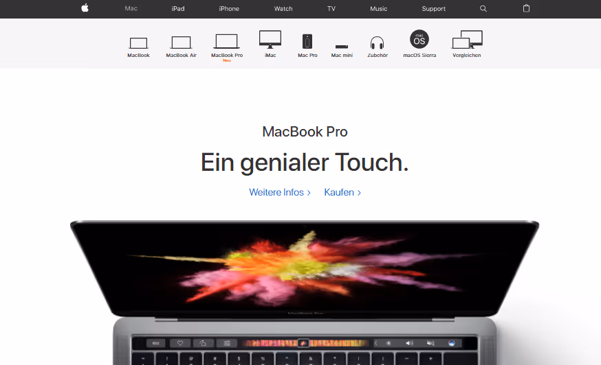 ux menüleiste apple