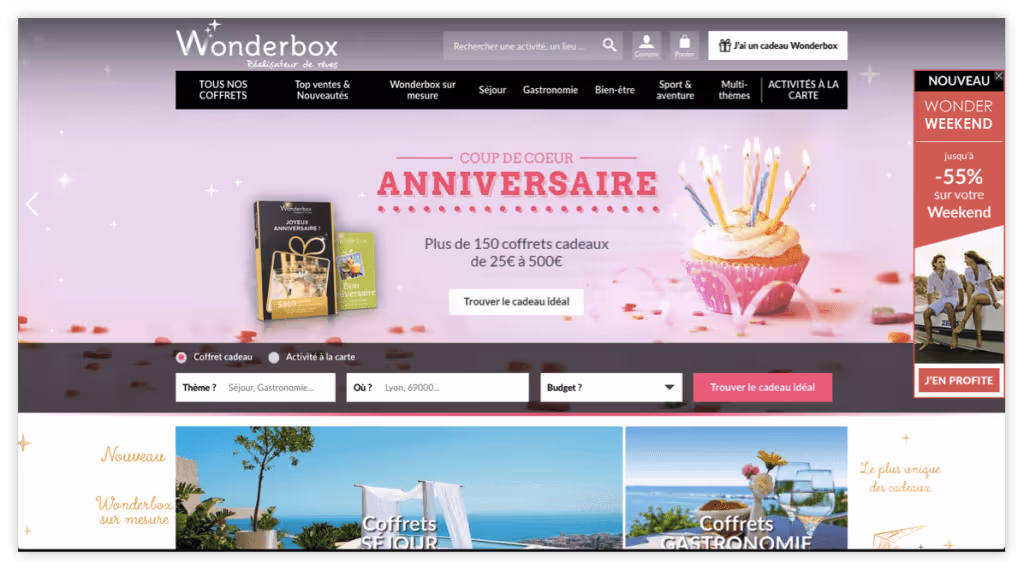 Wonderbox - Segmentierung