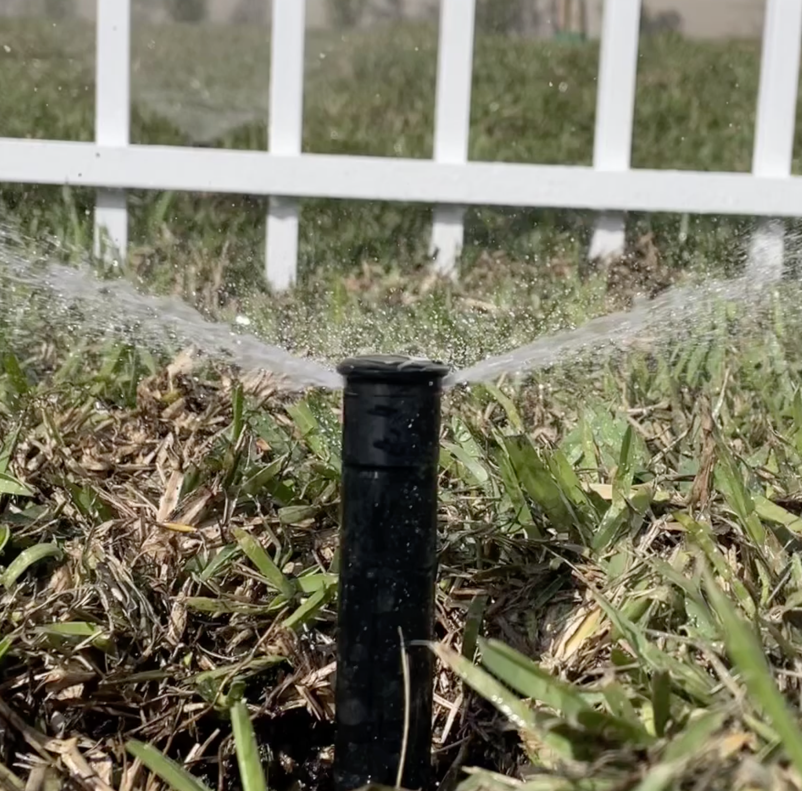 image of a modern irrigation system in a crop field