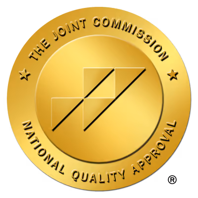 Joint Commission Gold Seal for accredited rehab center