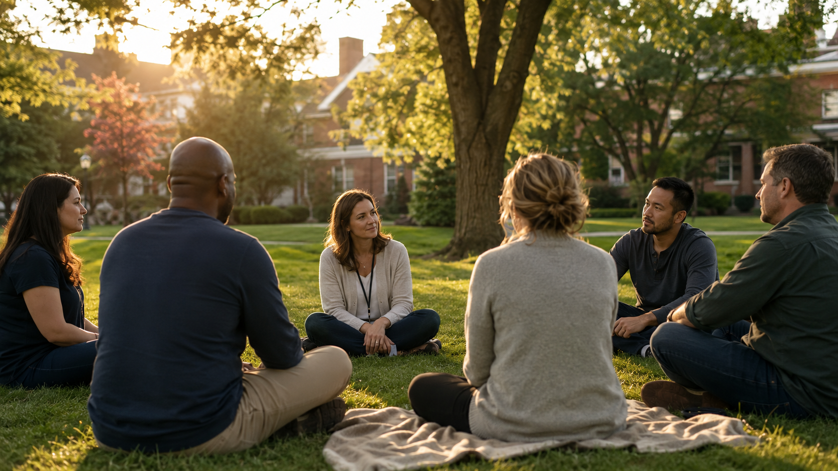 A therapeutic group at Arista Recovery