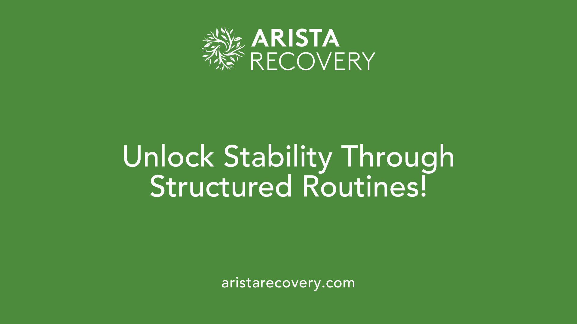 Unlock Stability Through Structured Routines!
