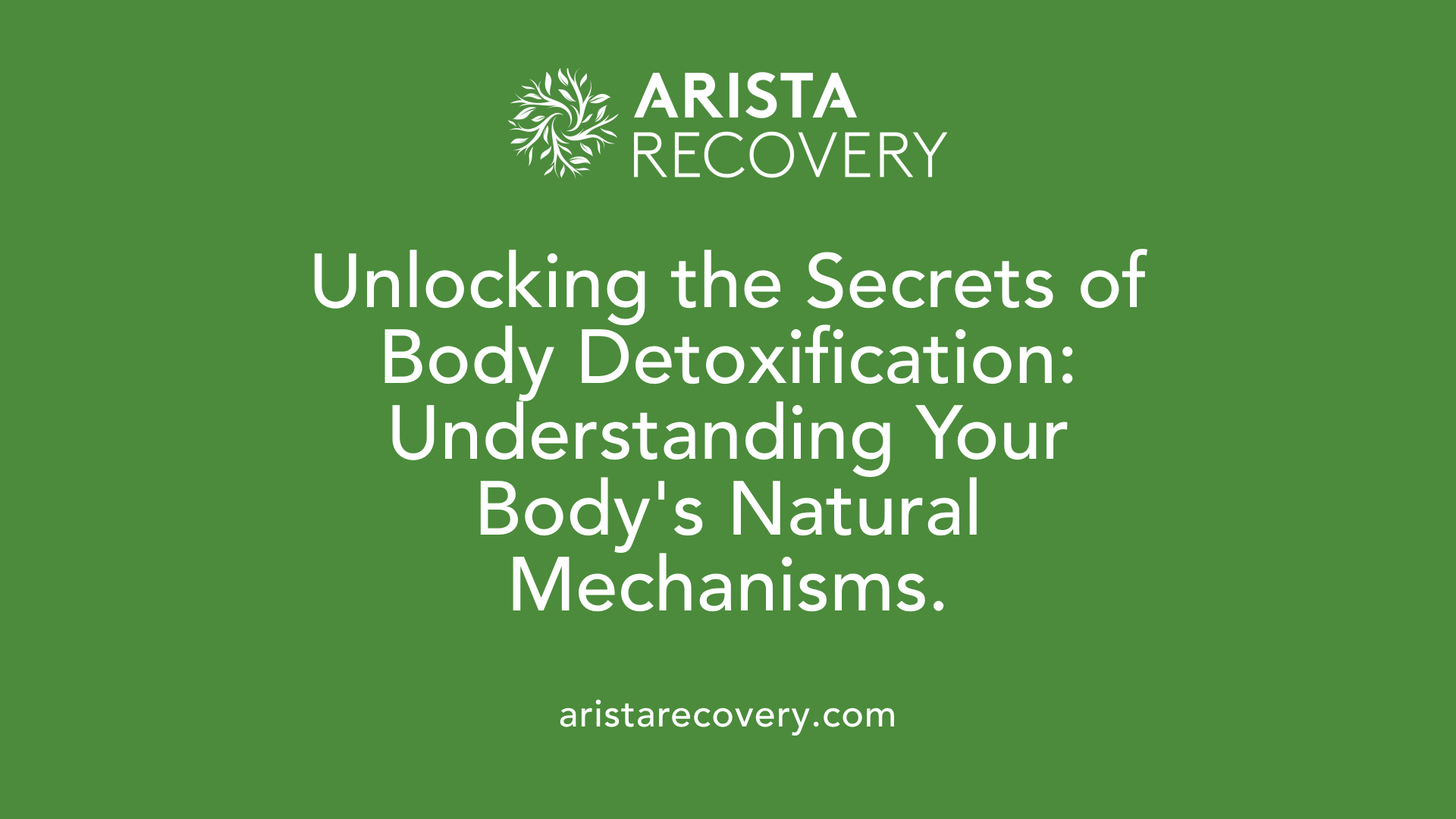 Unlocking the Secrets of Body Detoxification: Understanding Your Body's Natural Mechanisms.