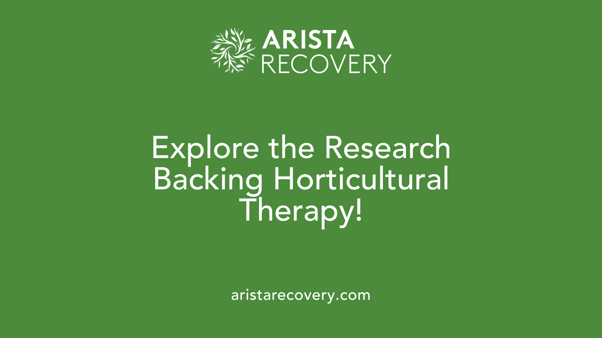 Explore the Research Backing Horticultural Therapy!