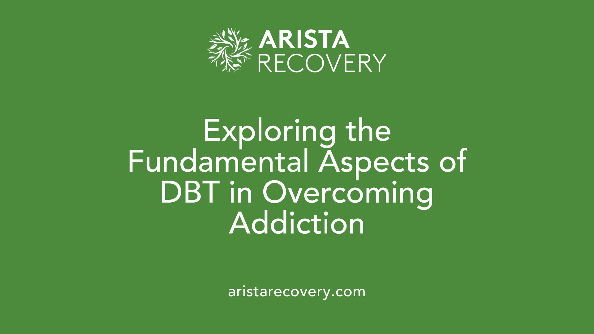 Exploring the Fundamental Aspects of DBT in Overcoming Addiction